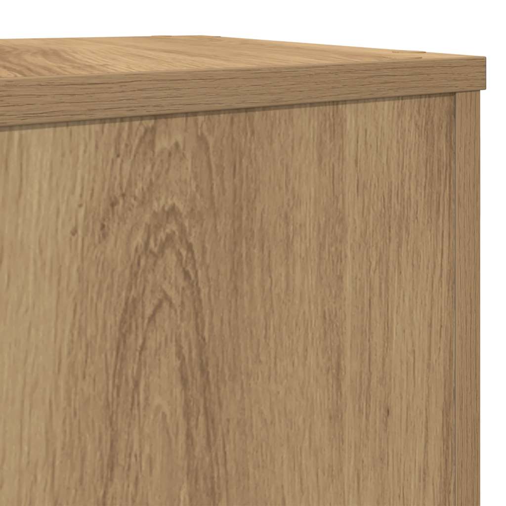 Supporti per Piante 2 pz Rovere 30x30x70 cm in Multistrato