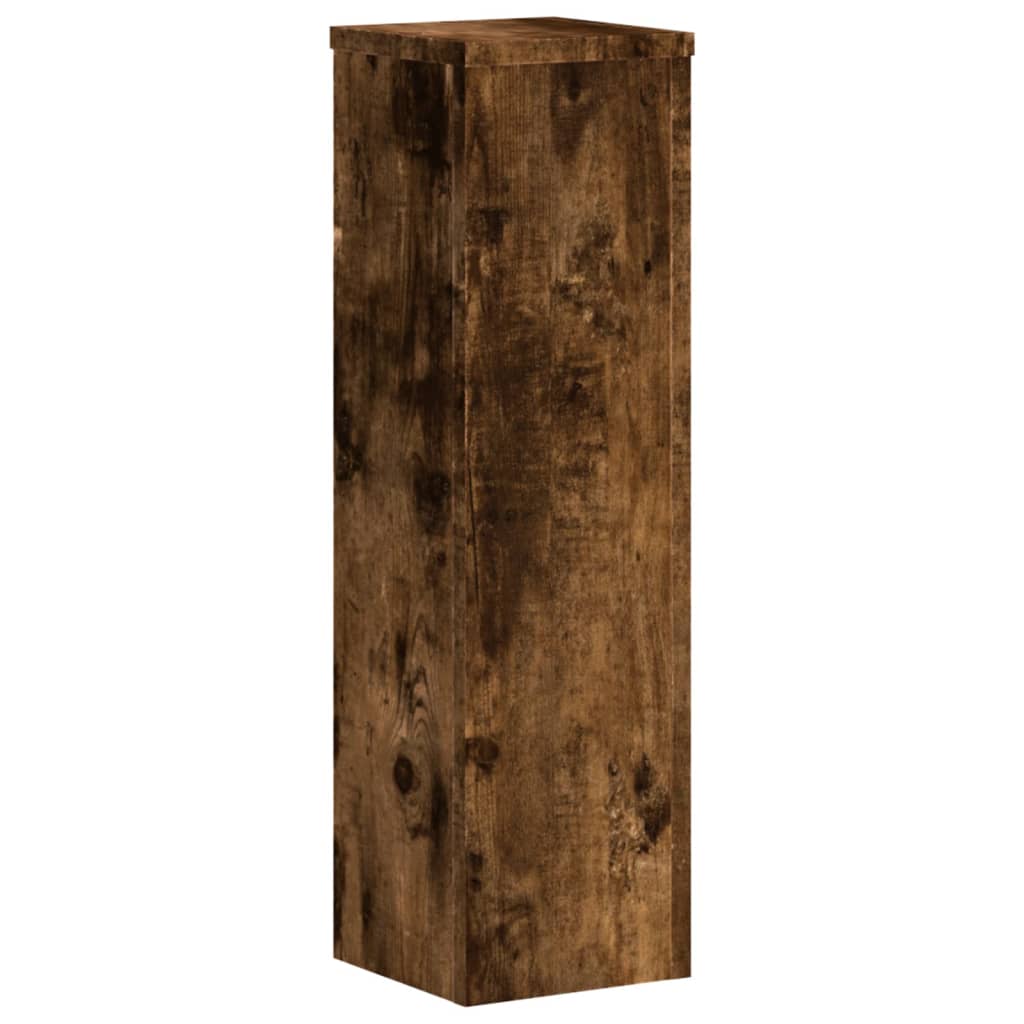 Supporti per Piante 2 pz Rovere 17x17x60 cm Legno Multistrato