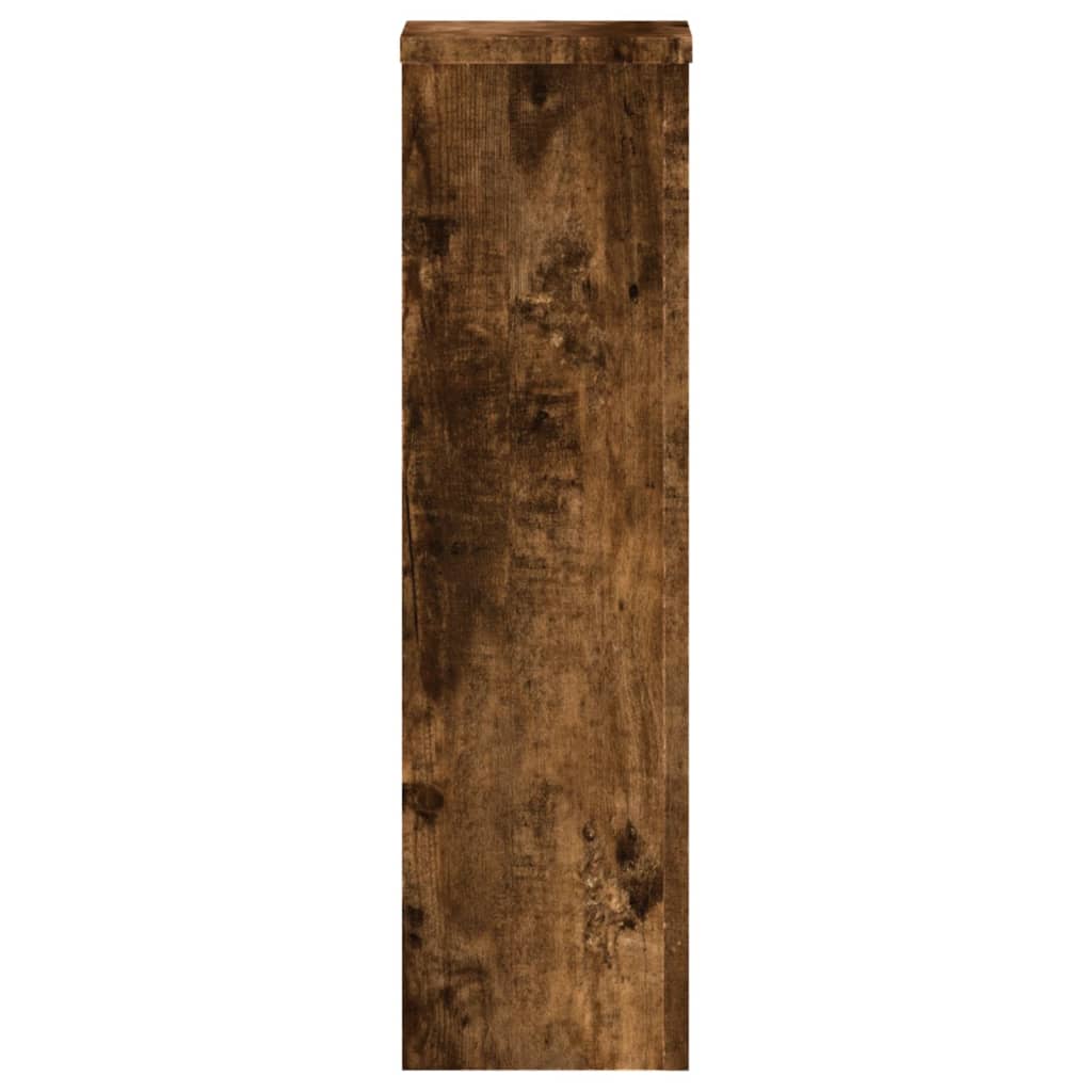 Supporti per Piante 2 pz Rovere 17x17x60 cm Legno Multistrato