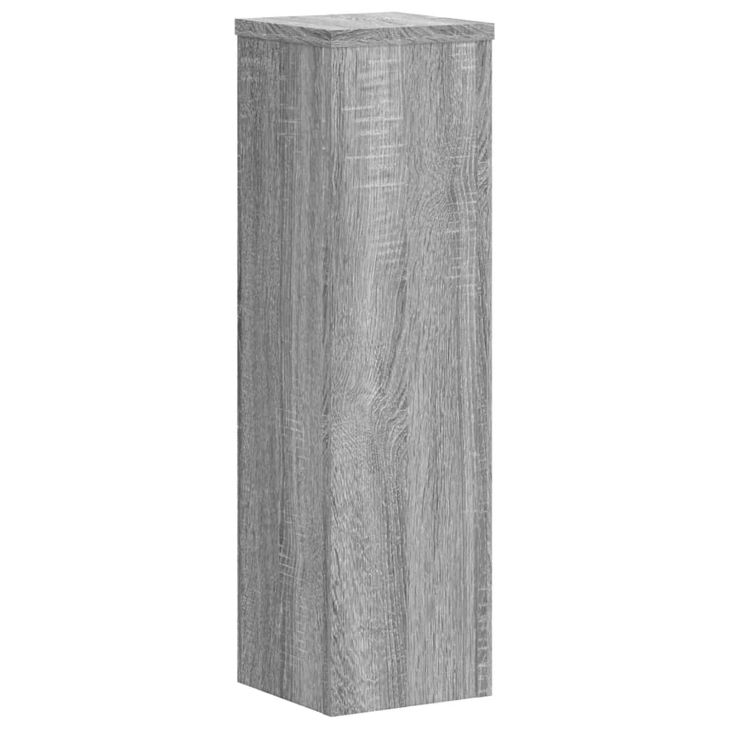Supporto per piante 2 pz Sonoma grigio 17 x 17 x 60 cm