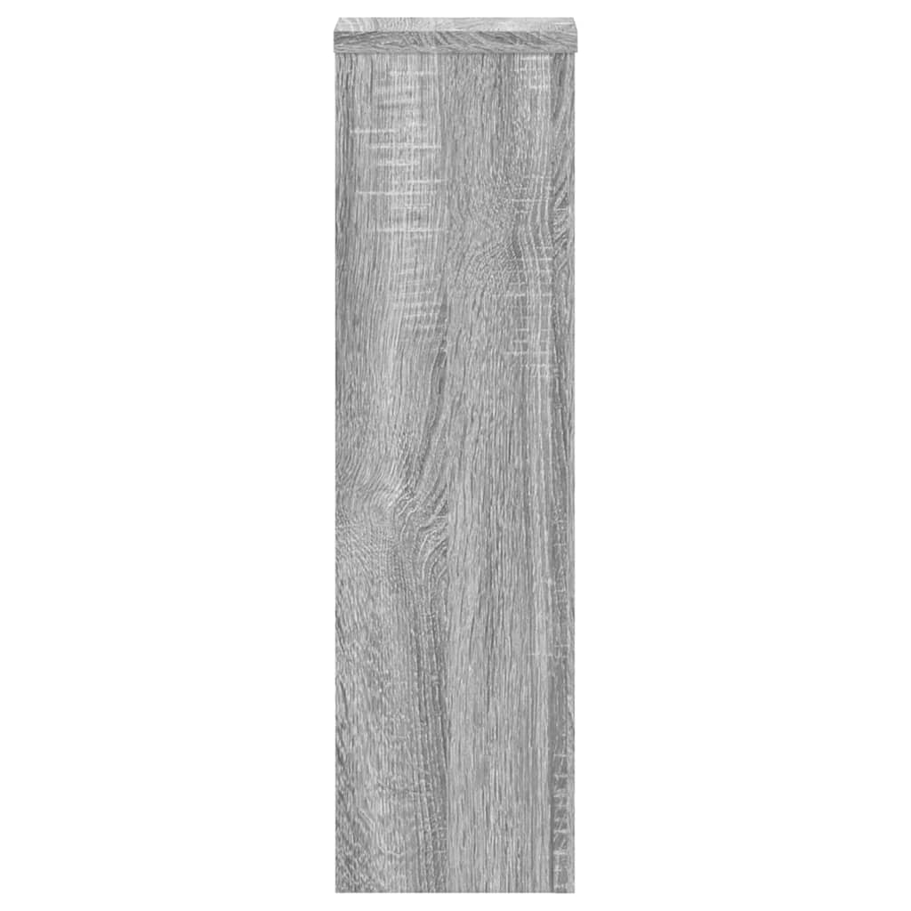 Supporto per piante 2 pz Sonoma grigio 17 x 17 x 60 cm