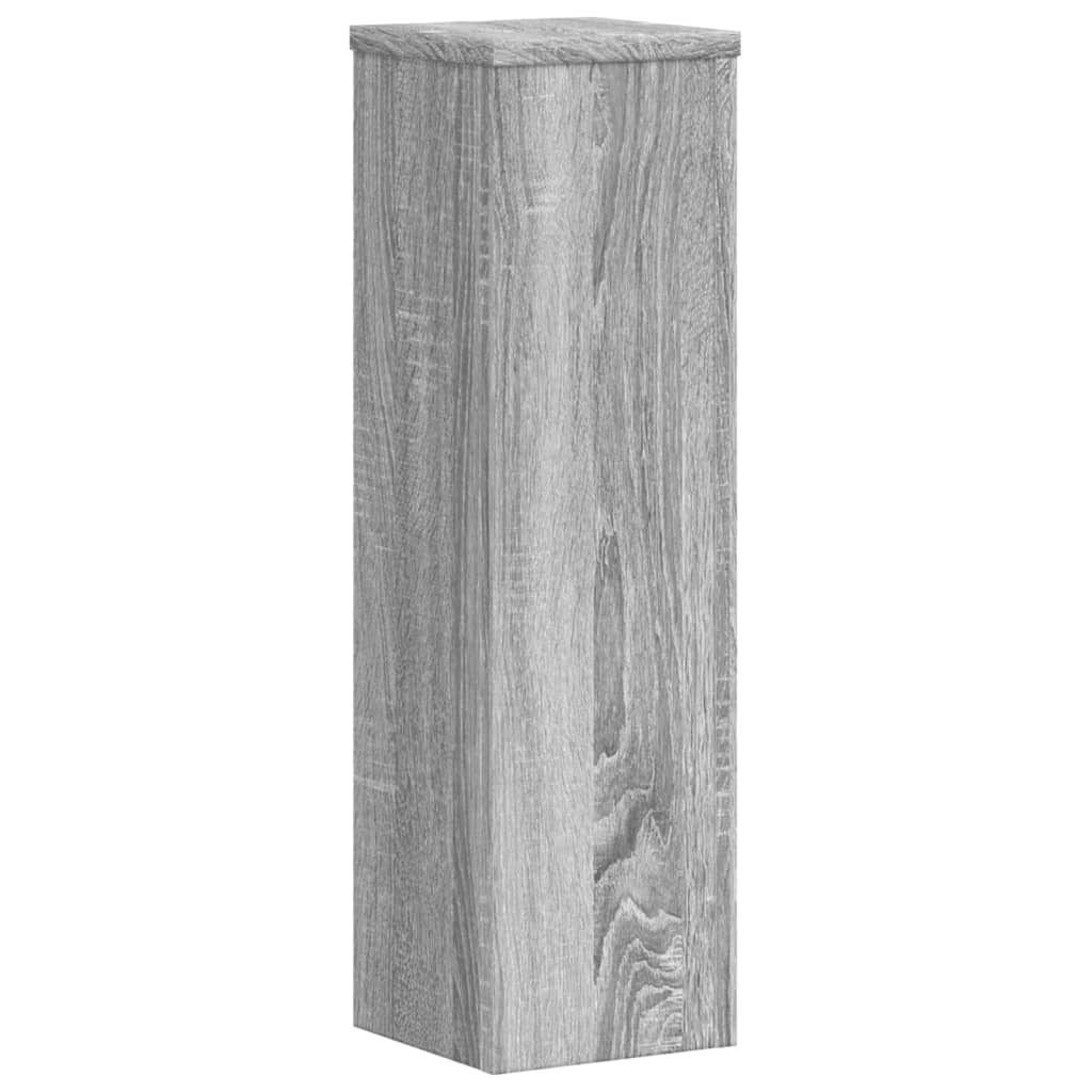 Supporto per piante 2 pz Sonoma grigio 17 x 17 x 60 cm