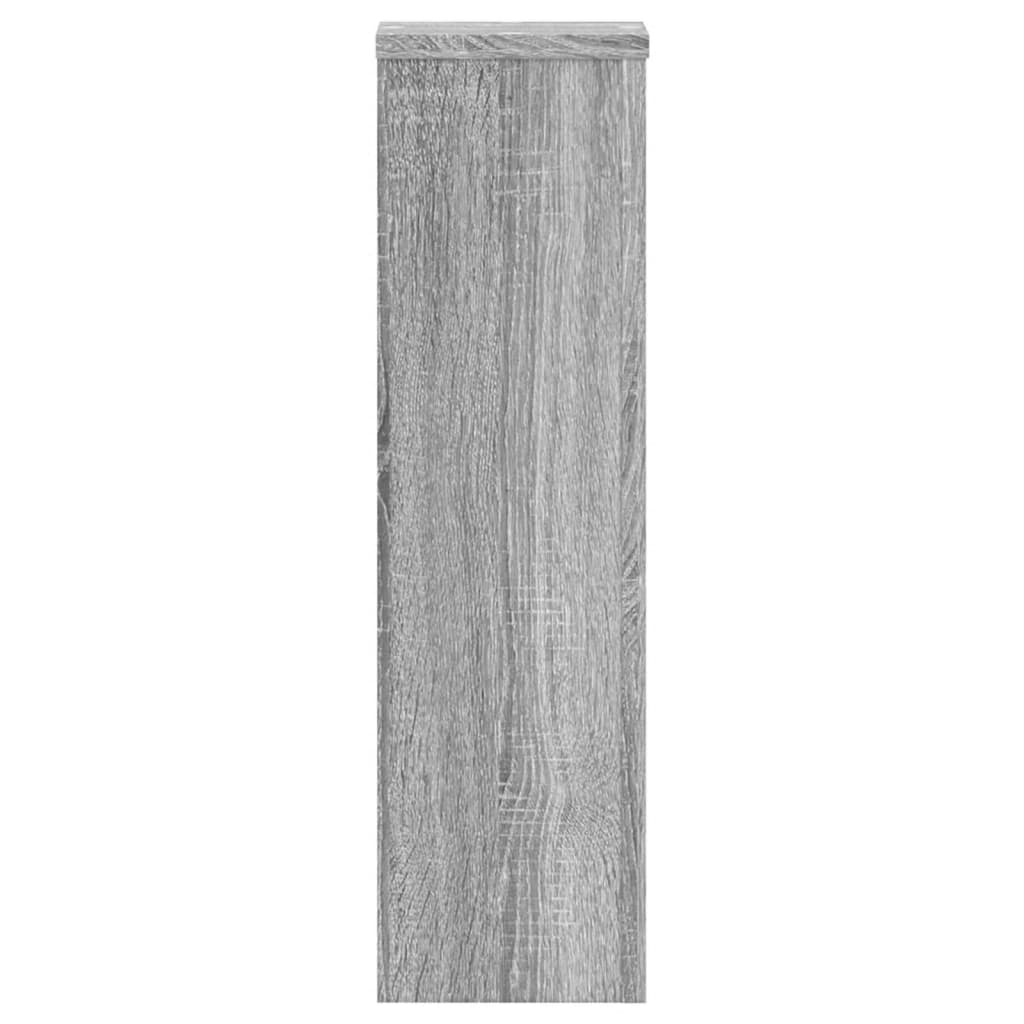 Supporto per piante 2 pz Sonoma grigio 17 x 17 x 60 cm