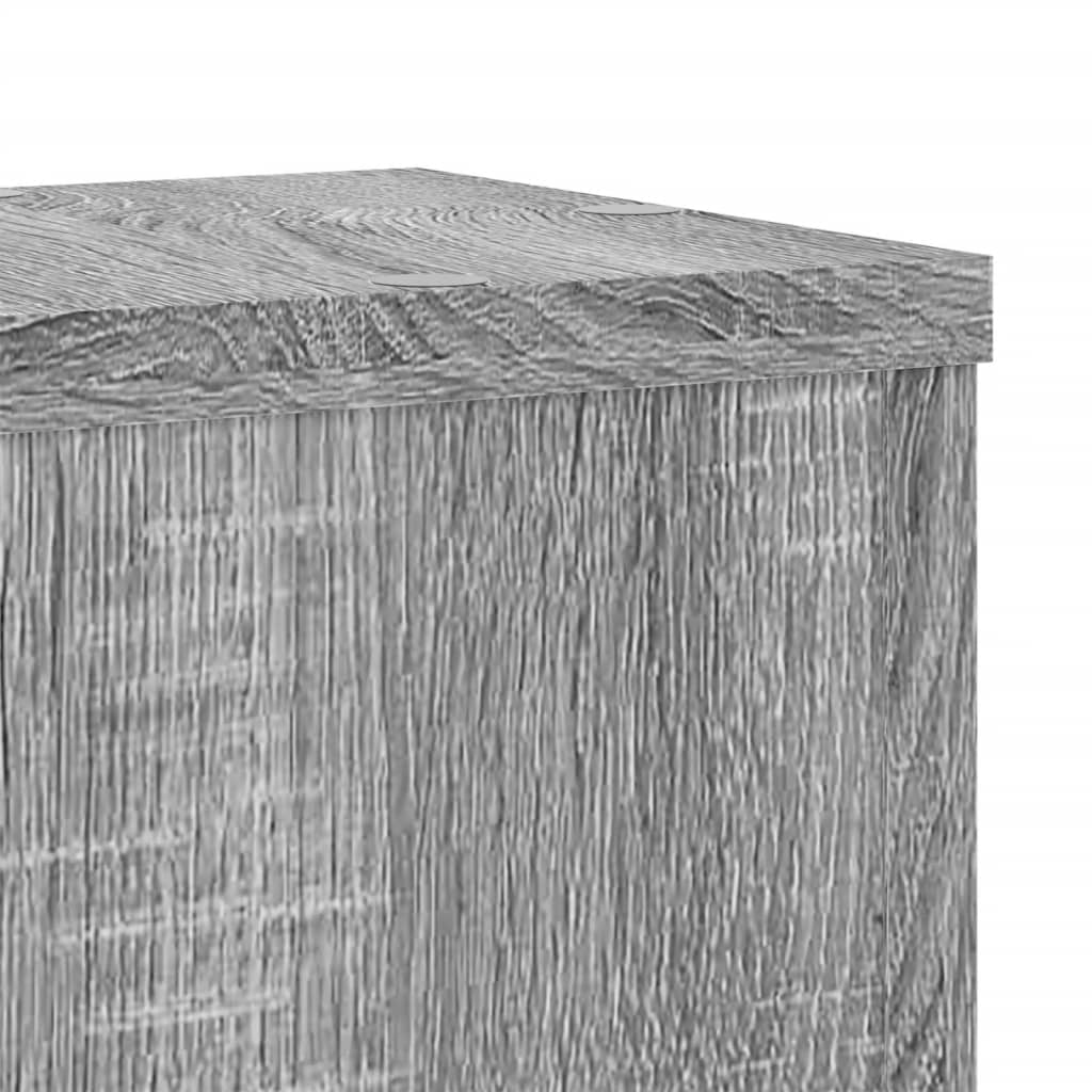 Supporto per piante 2 pz Sonoma grigio 17 x 17 x 60 cm