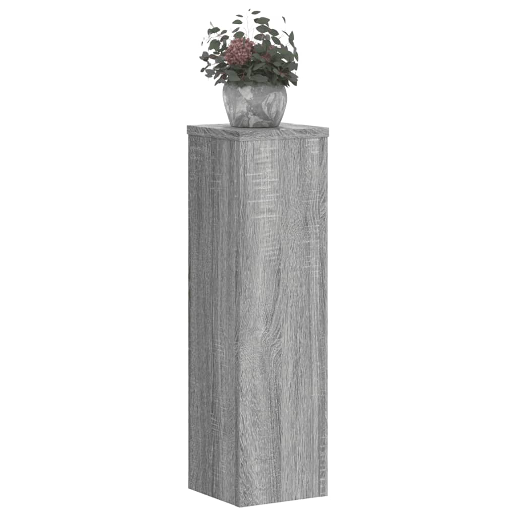 Supporto per piante 2 pz Sonoma grigio 17 x 17 x 60 cm