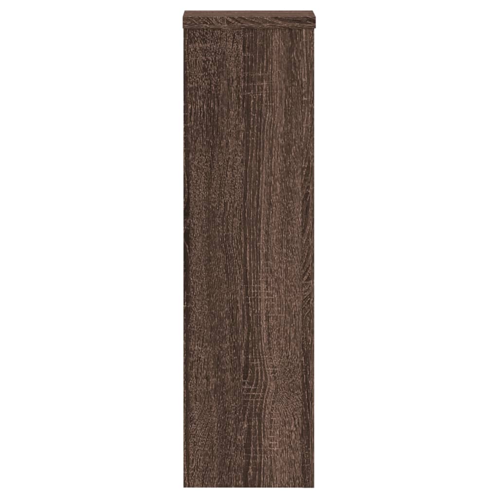 Supporti per Piante 2 pz Marrone 17x17x60 cm Legno Multistrato