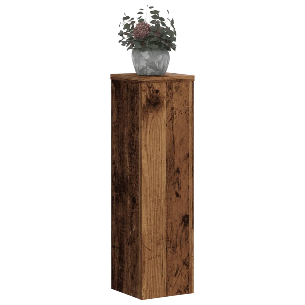 Supporti per Piante 2 pz Legno 17x17x60 cm Legno Multistrato