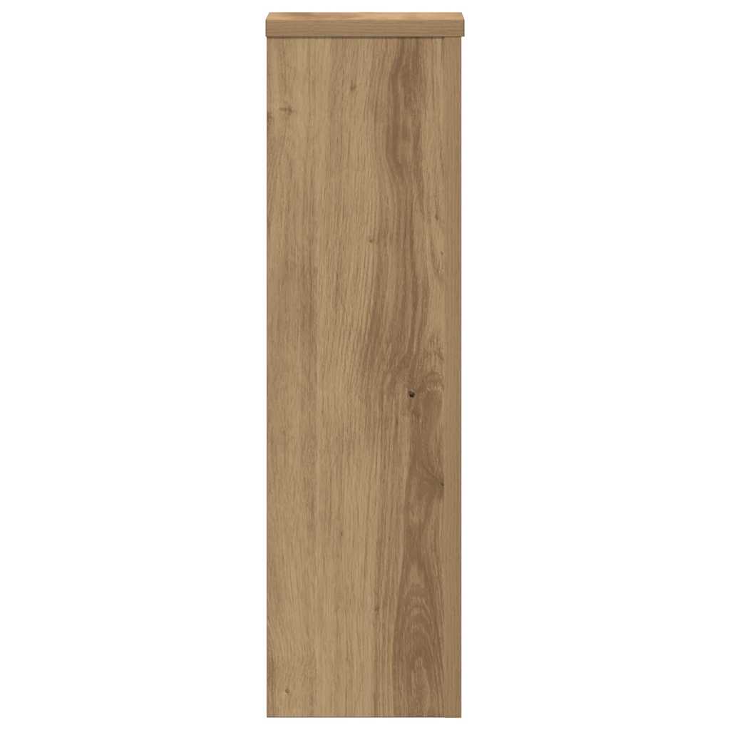 Supporti per Piante 2 pz Rovere 17x17x60 cm in Multistrato