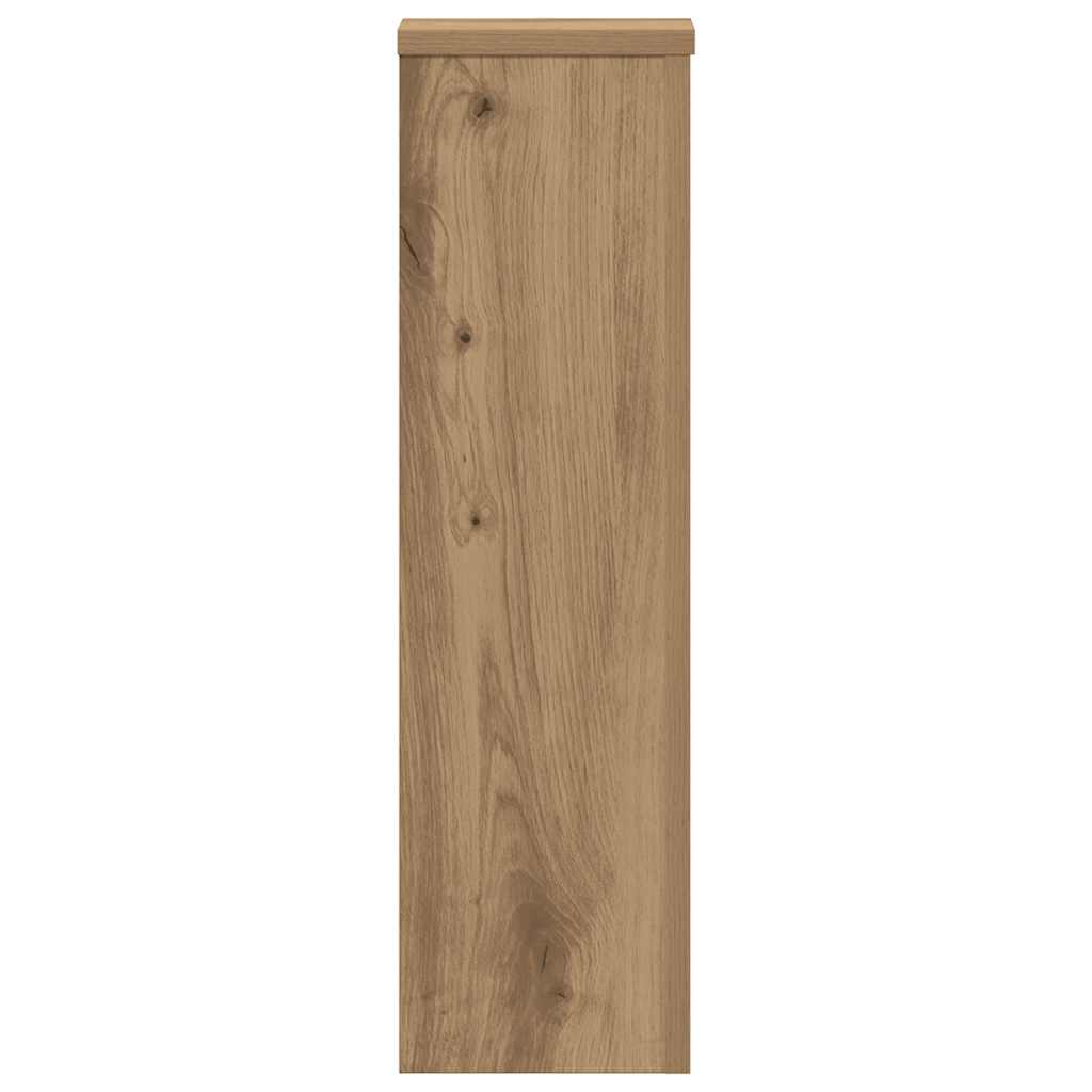Supporti per Piante 2 pz Rovere 17x17x60 cm in Multistrato