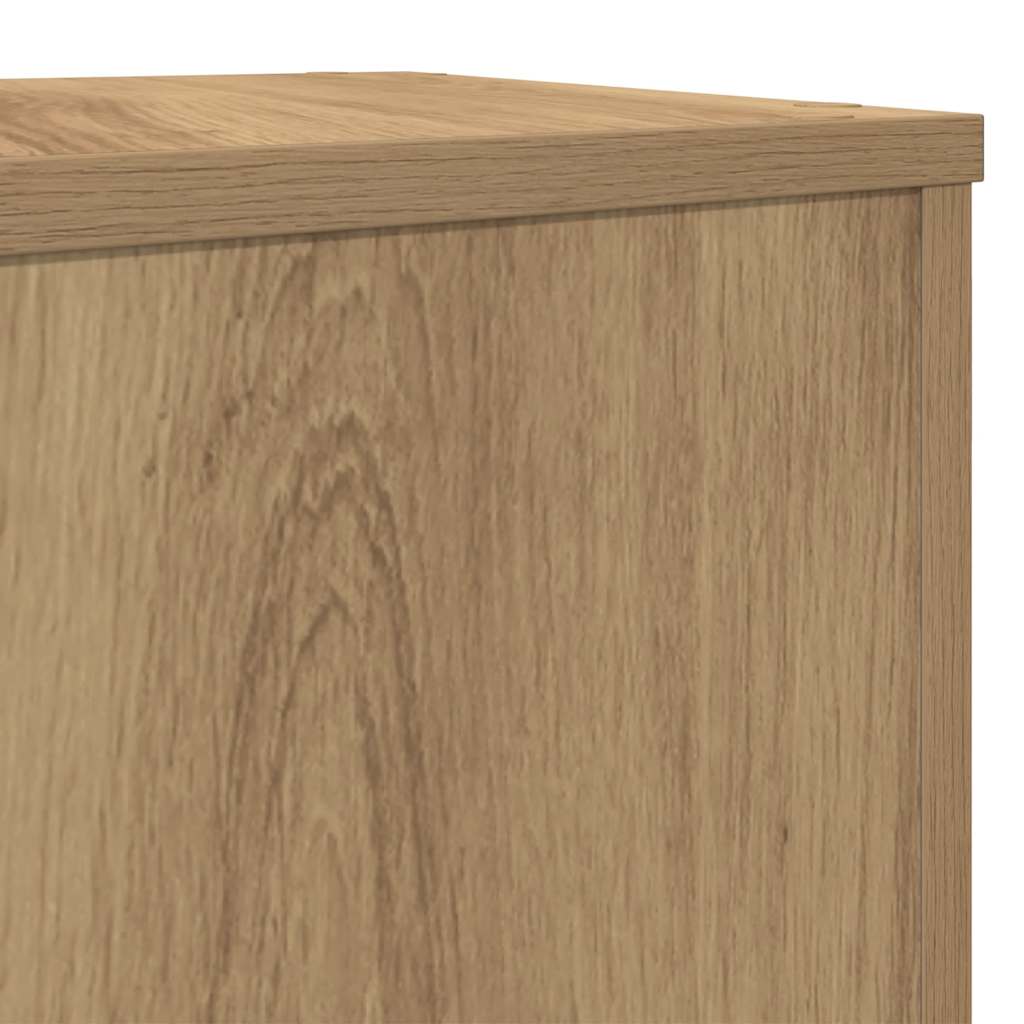 Supporti per Piante 2 pz Rovere 17x17x60 cm in Multistrato