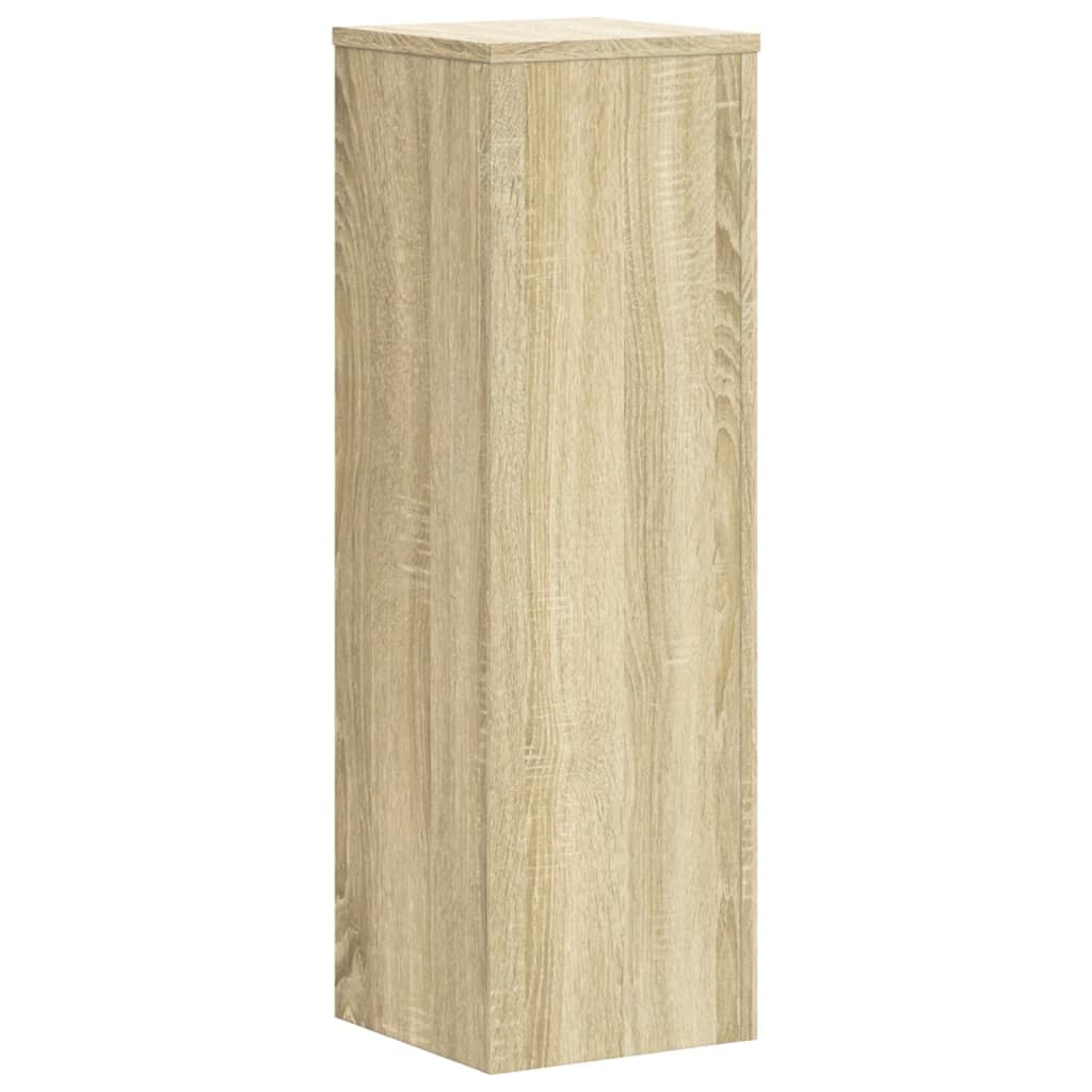 Supporto per piante 2 pz Rovere Sonoma 25 x 25 x 80 cm
