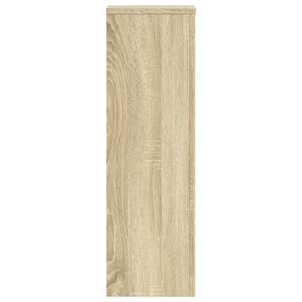 Supporto per piante 2 pz Rovere Sonoma 25 x 25 x 80 cm