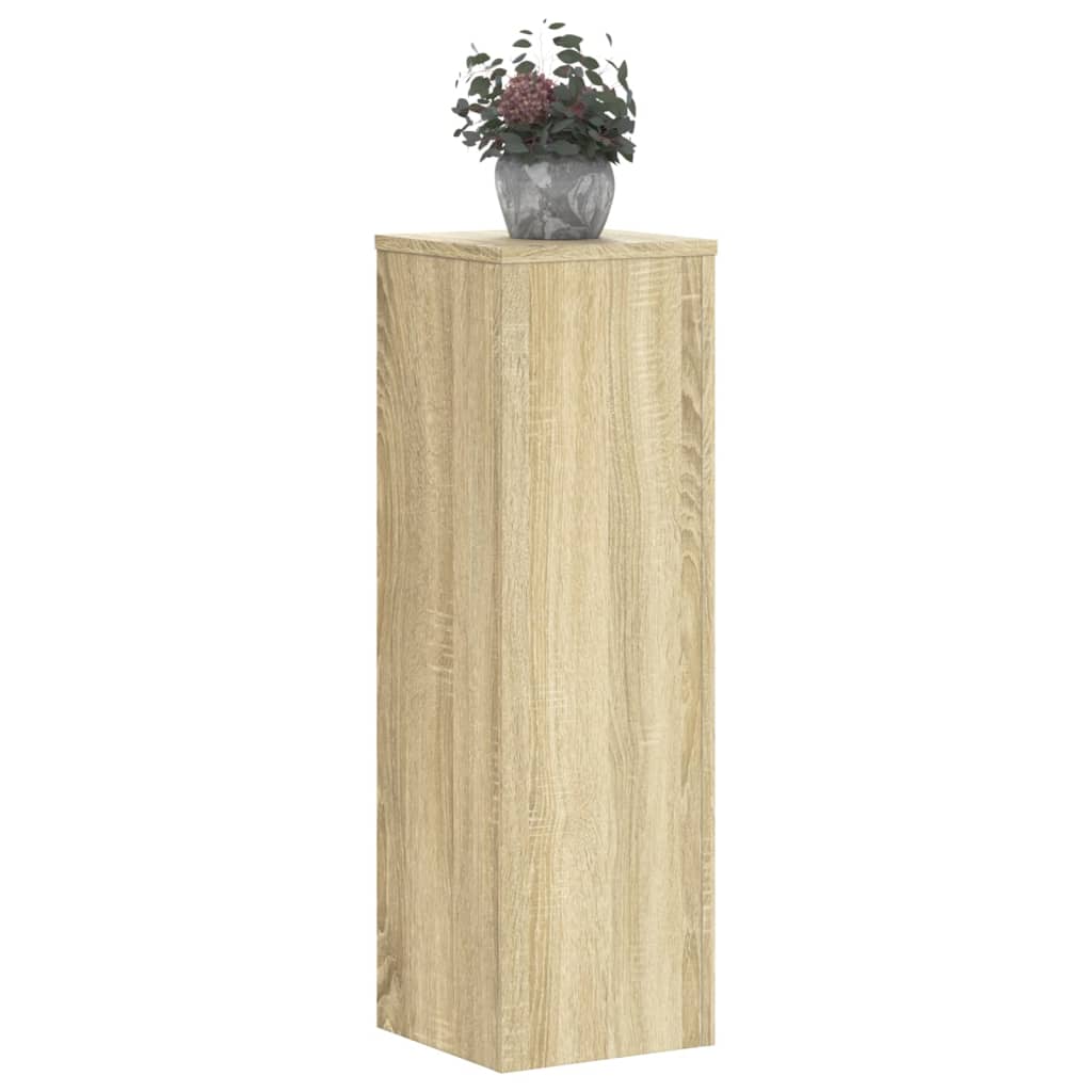 Supporto per piante 2 pz Rovere Sonoma 25 x 25 x 80 cm