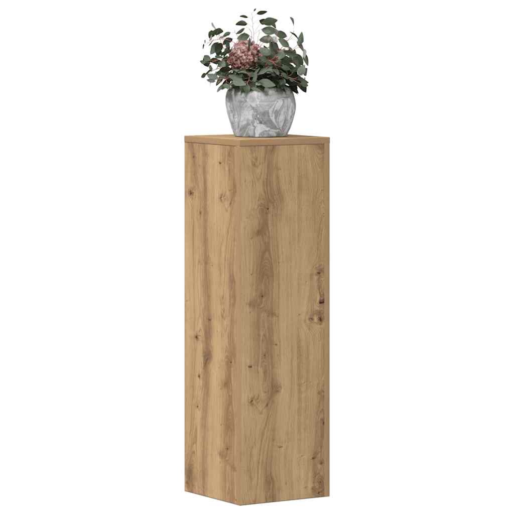 Supporto per piante 2 pz Rovere 25 x 25 x 80 cm