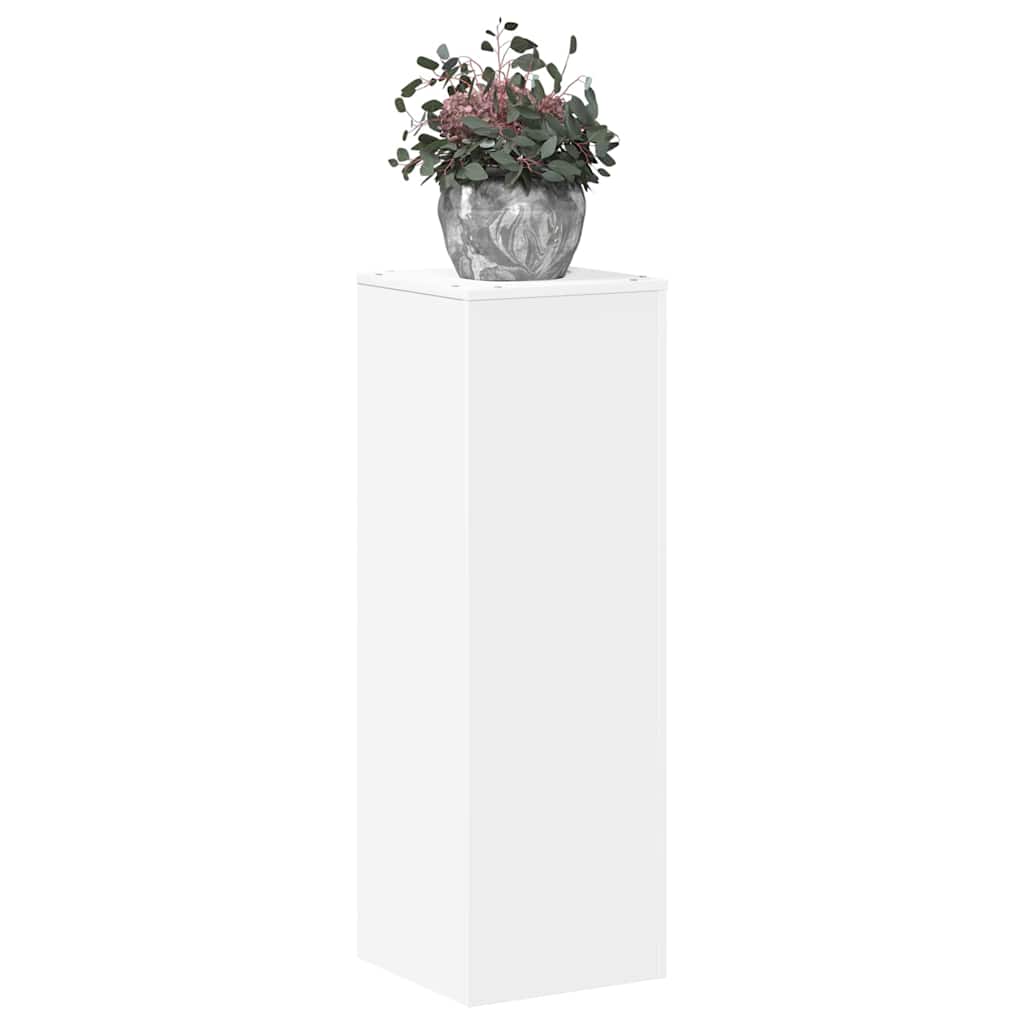 Supporto per Piante Bianco 33x33x100 cm in Truciolato