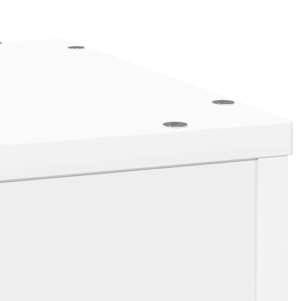 Supporto per Piante Bianco 33x33x100 cm in Truciolato