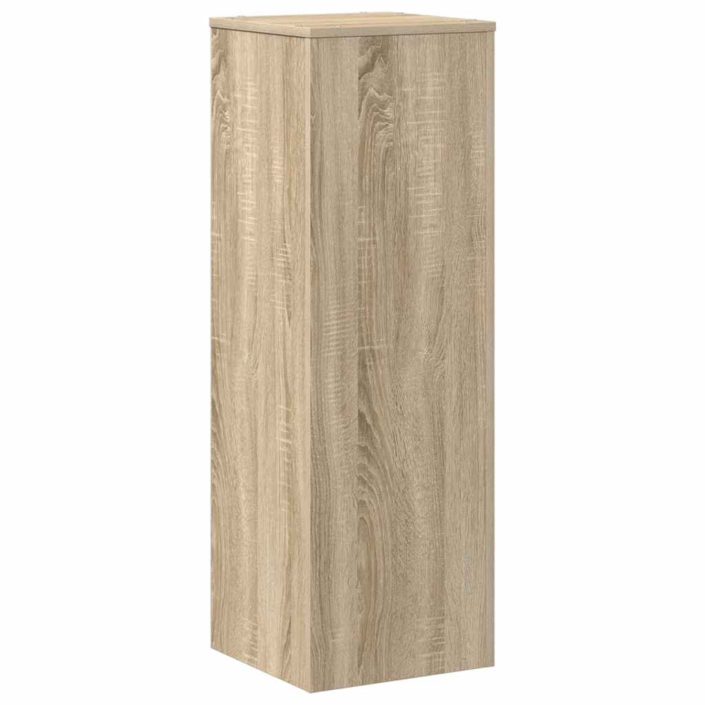 Supporto per Piante Rovere Sonoma 33x33x100cm Legno Multistrato