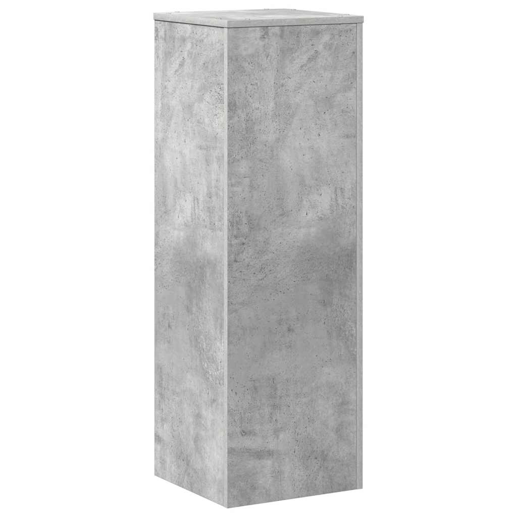 Supporto per Piante Grigio 33x33x100 cm in Truciolato