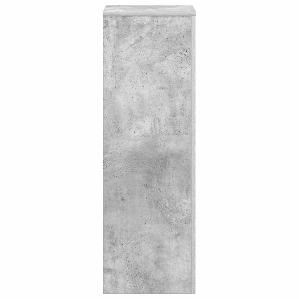 Supporto per Piante Grigio 33x33x100 cm in Truciolato