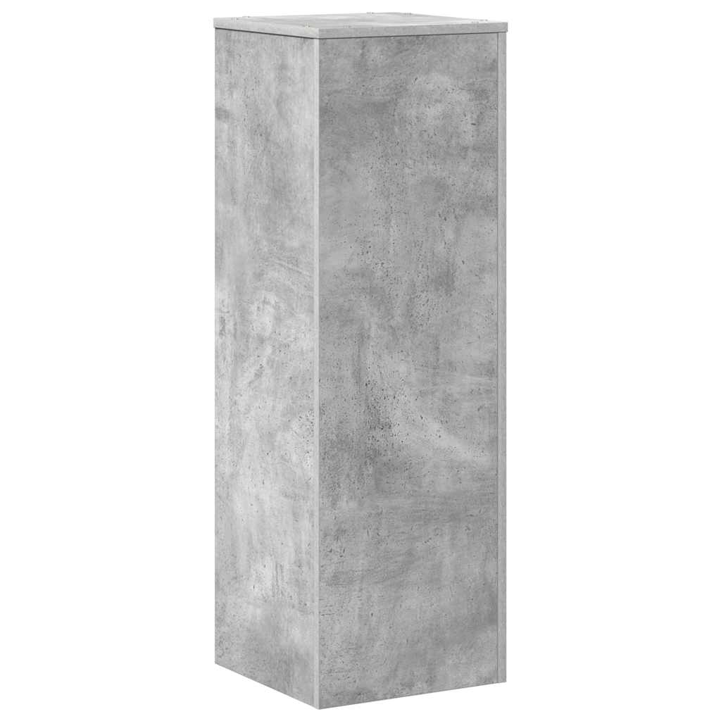 Supporto per Piante Grigio 33x33x100 cm in Truciolato