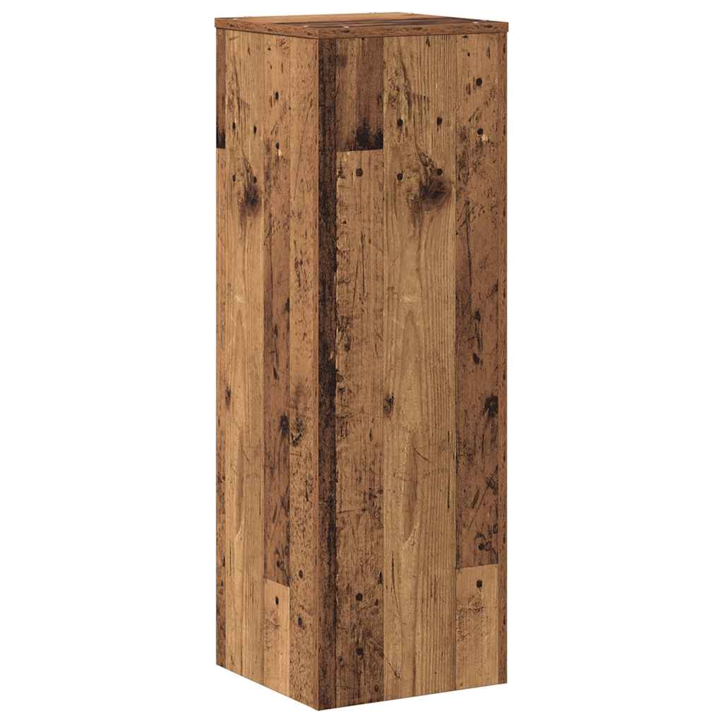 Supporto per Piante Legno Vecchio 33x33x100 cm in Truciolato