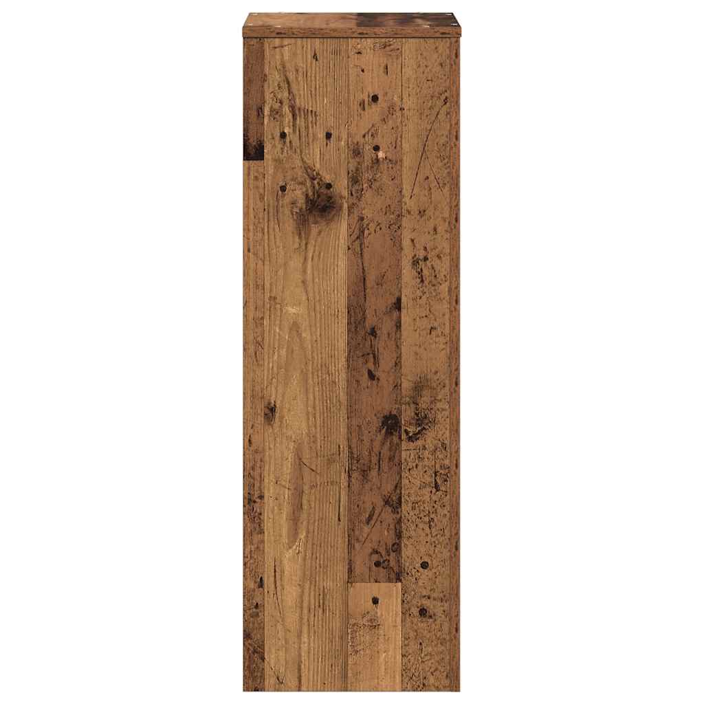 Supporto per Piante Legno Vecchio 33x33x100 cm in Truciolato