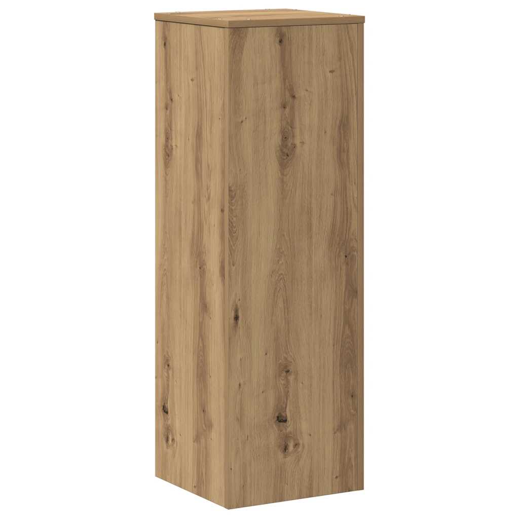 Supporto per Piante Rovere Artigianale 33x33x100 cm Truciolato