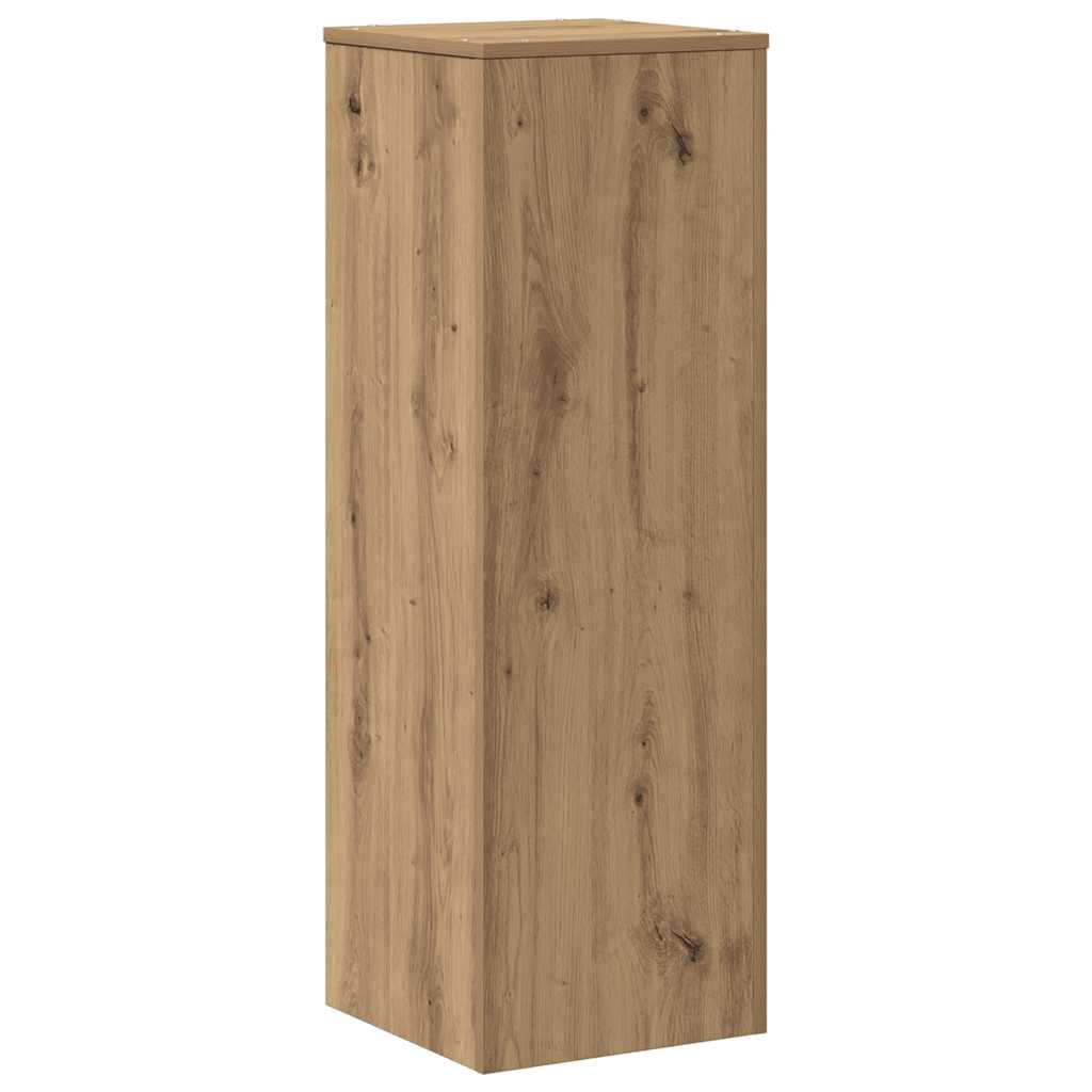Supporto per Piante Rovere Artigianale 33x33x100 cm Truciolato