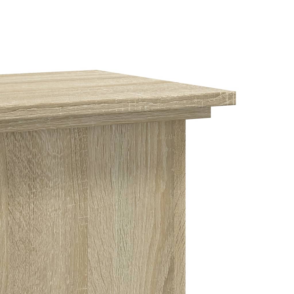 Supporto per Piante Rovere Sonoma 33x33x60 cm Legno Multistrato