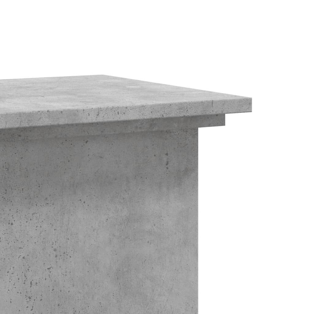 Supporto per Piante Grigio 33x33x60 cm in Legno Multistrato