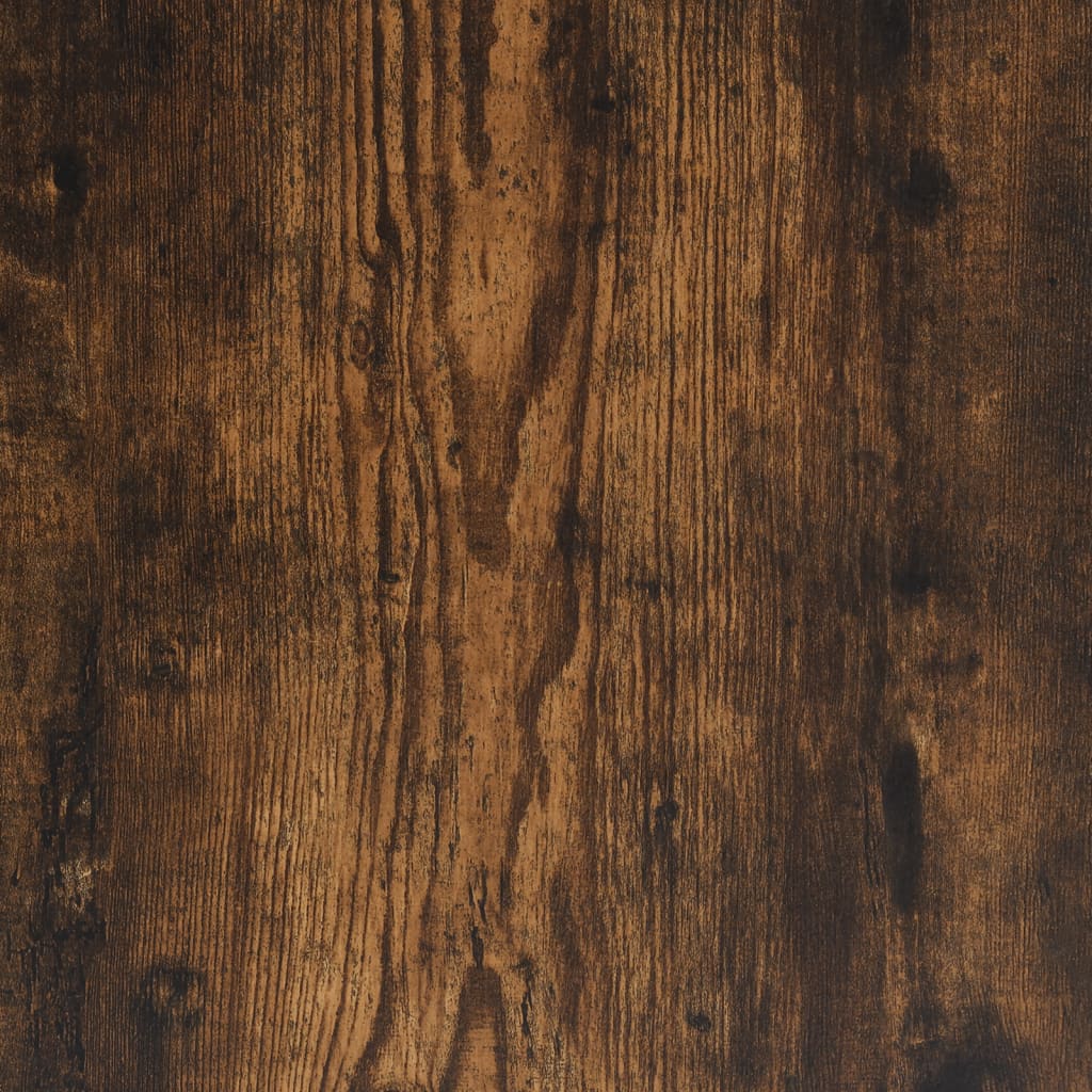 Supporto per Piante Rovere Fumo 33x33x60 cm Legno Multistrato