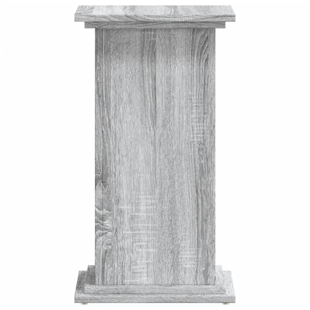 Supporto per Piante Grigio Sonoma 33x33x60 cm Legno Multistrato