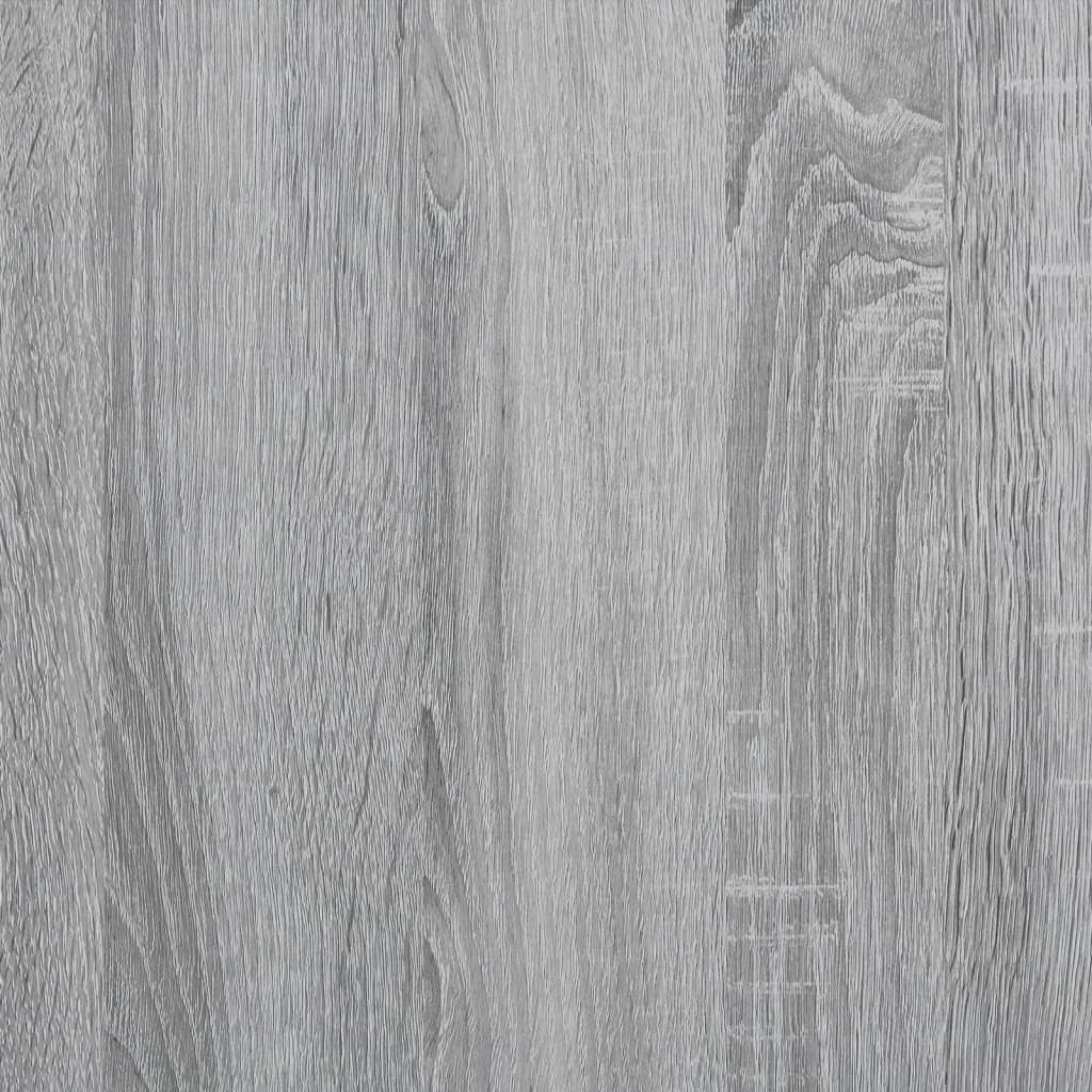 Supporto per Piante Grigio Sonoma 33x33x60 cm Legno Multistrato