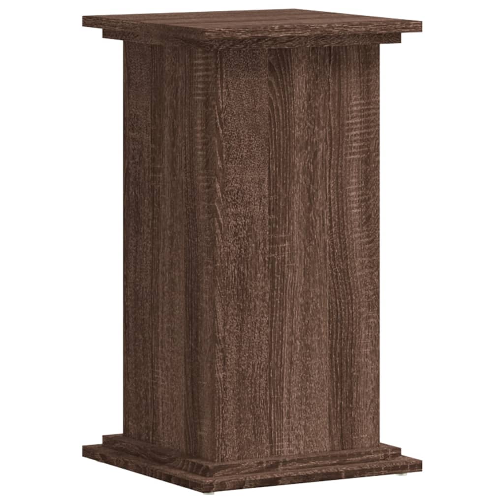 Supporto per Piante Rovere Marrone 33x33x60cm Legno Multistrato