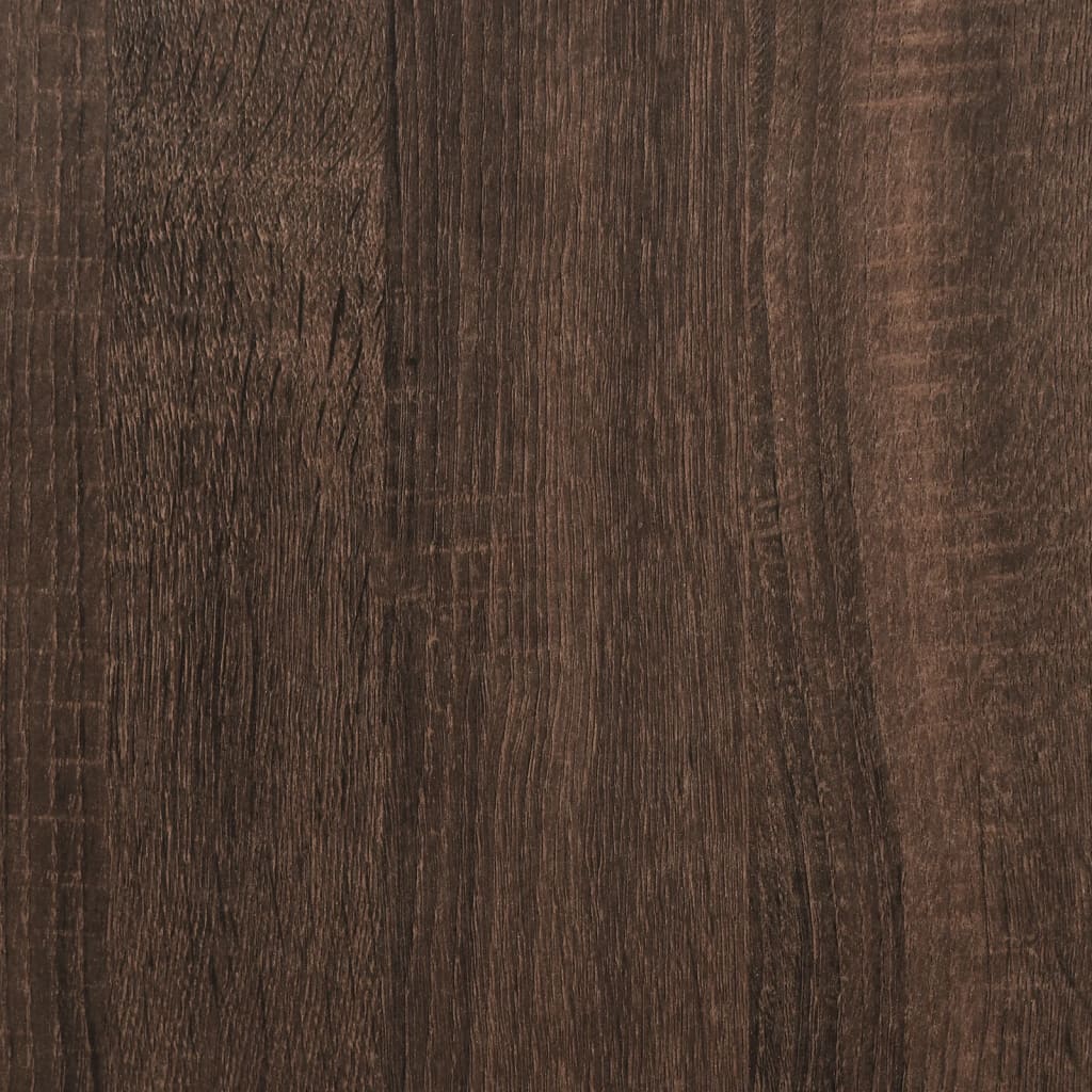 Supporto per Piante Rovere Marrone 33x33x60cm Legno Multistrato