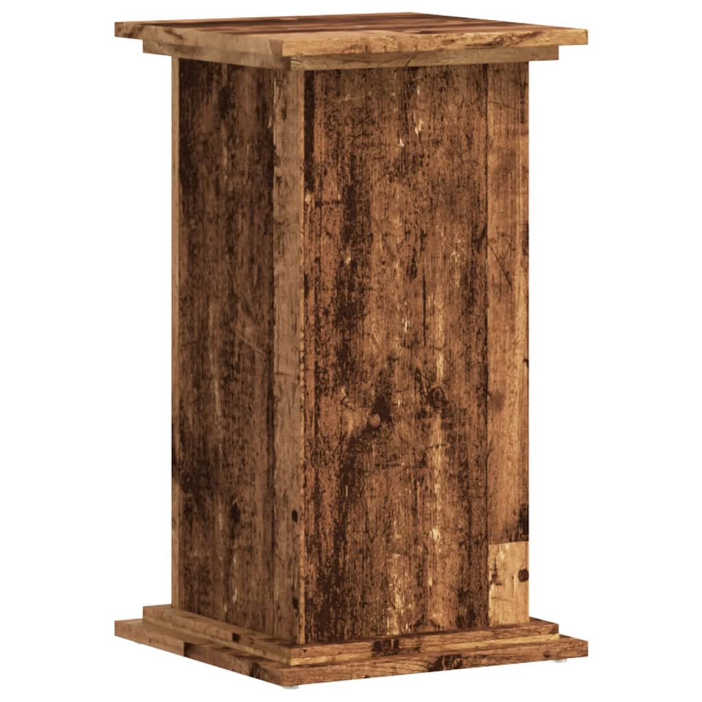 Supporto per Piante Legno Vecchio 33x33x60 cm Legno Multistrato
