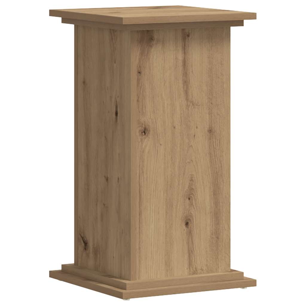 Supporto per Piante Rovere Artigianale 33x33x60 cm Truciolato