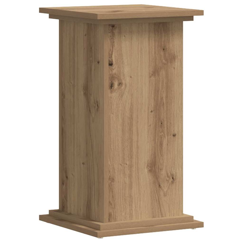 Supporto per Piante Rovere Artigianale 33x33x60 cm Truciolato