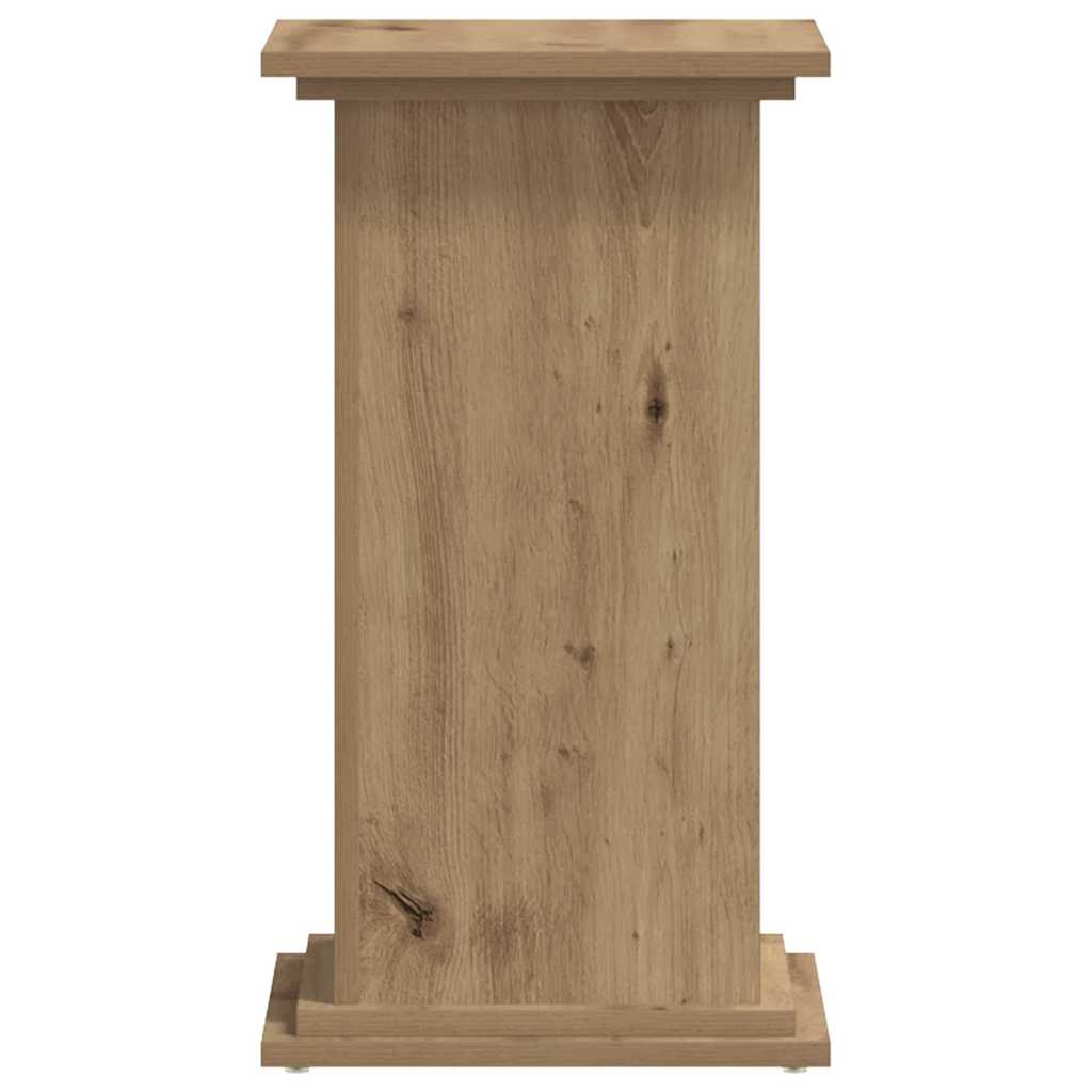 Supporto per Piante Rovere Artigianale 33x33x60 cm Truciolato