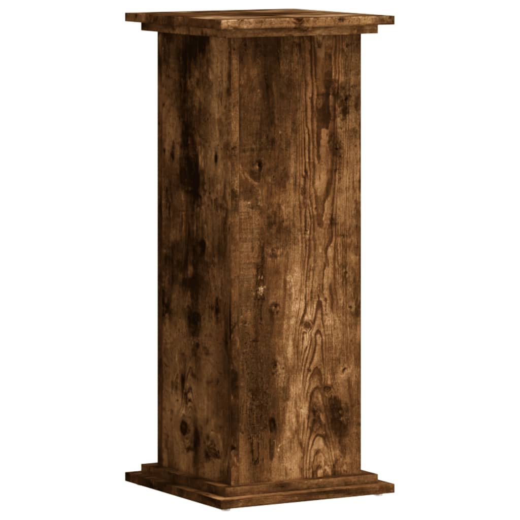 Supporto per piante Rovere Fumo 33 x 33 x 80 cm