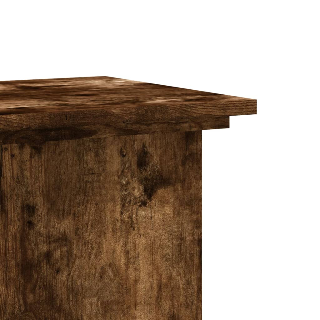 Supporto per piante Rovere Fumo 33 x 33 x 80 cm