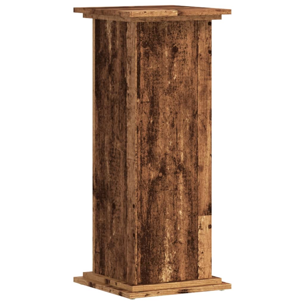 Supporto per Piante Legno Vecchio 33x33x80 cm Legno Multistrato
