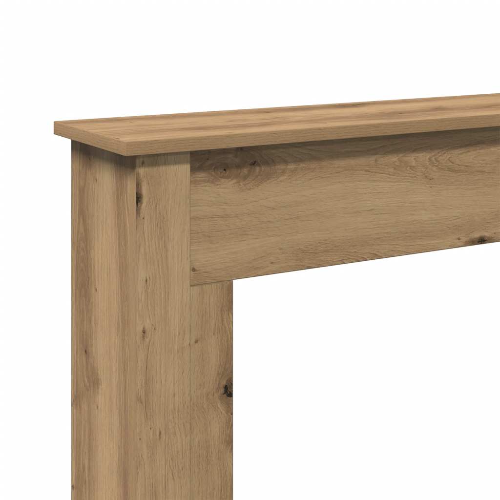 Cornice per Camino Rovere Artigianale 75x20x87,5 cm Truciolato