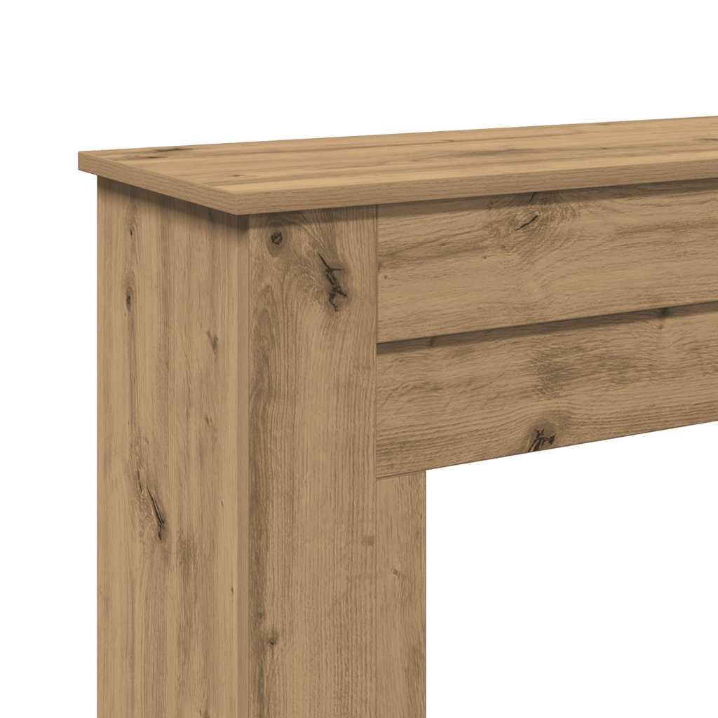 Cornice per Camino Rovere Artigianale 90x30x90 cm Truciolato