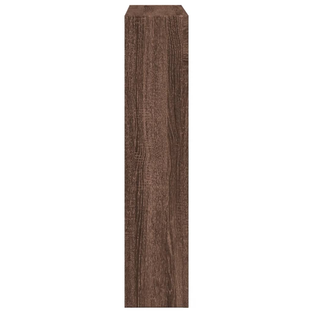 Cornice per Camino Rovere Marrone 81x18x82 cm in Truciolato