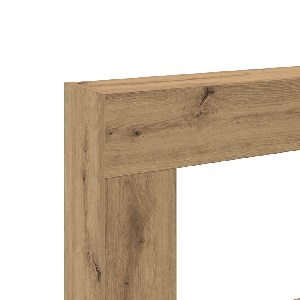 Cornice per Camino Rovere Artigianale 81x18x82 cm Truciolato