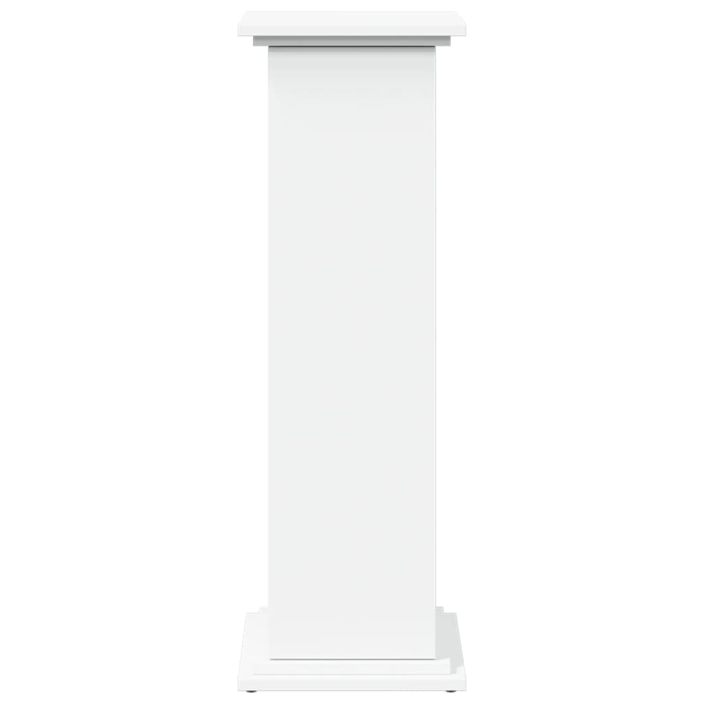 Supporto Espositivo Portaoggetti Bianco 31x30x90 cm Truciolato