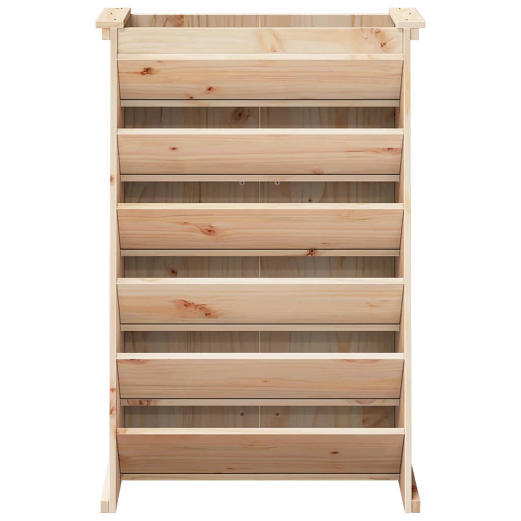 Fioriera per Erbe 6 Ripiani 69x40x101,5cm Legno Massello Pino
