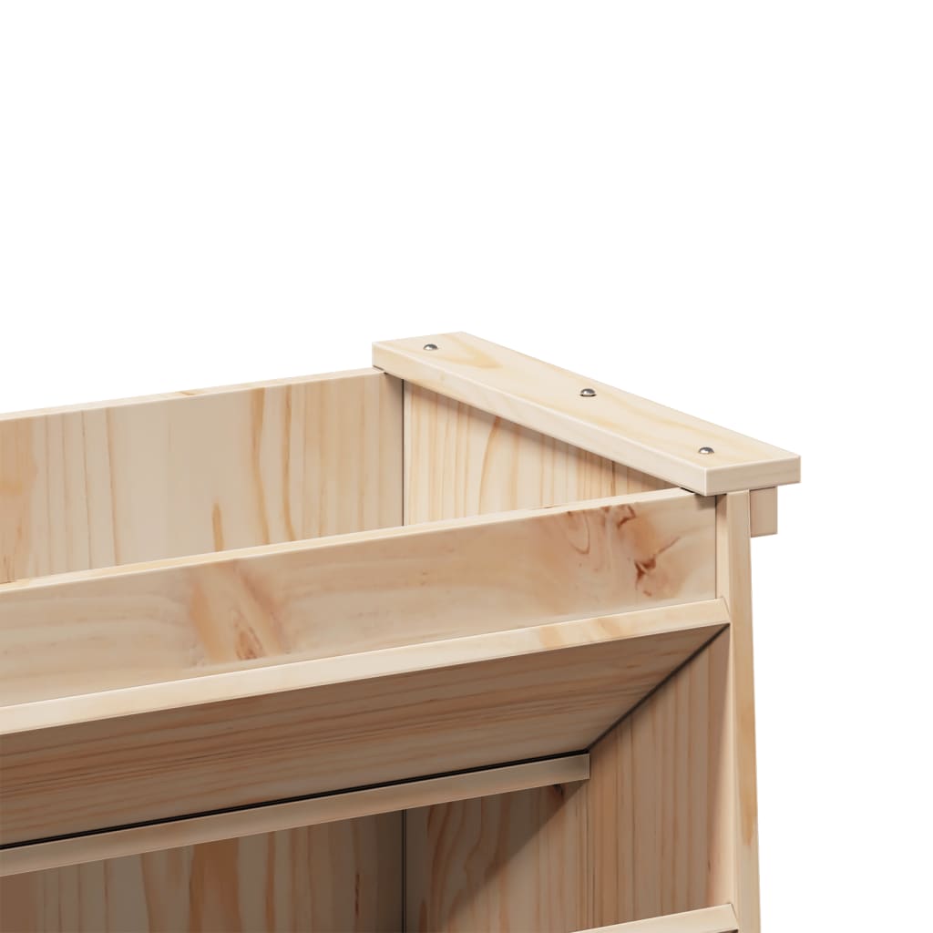 Fioriera per Erbe 6 Ripiani 69x40x101,5cm Legno Massello Pino