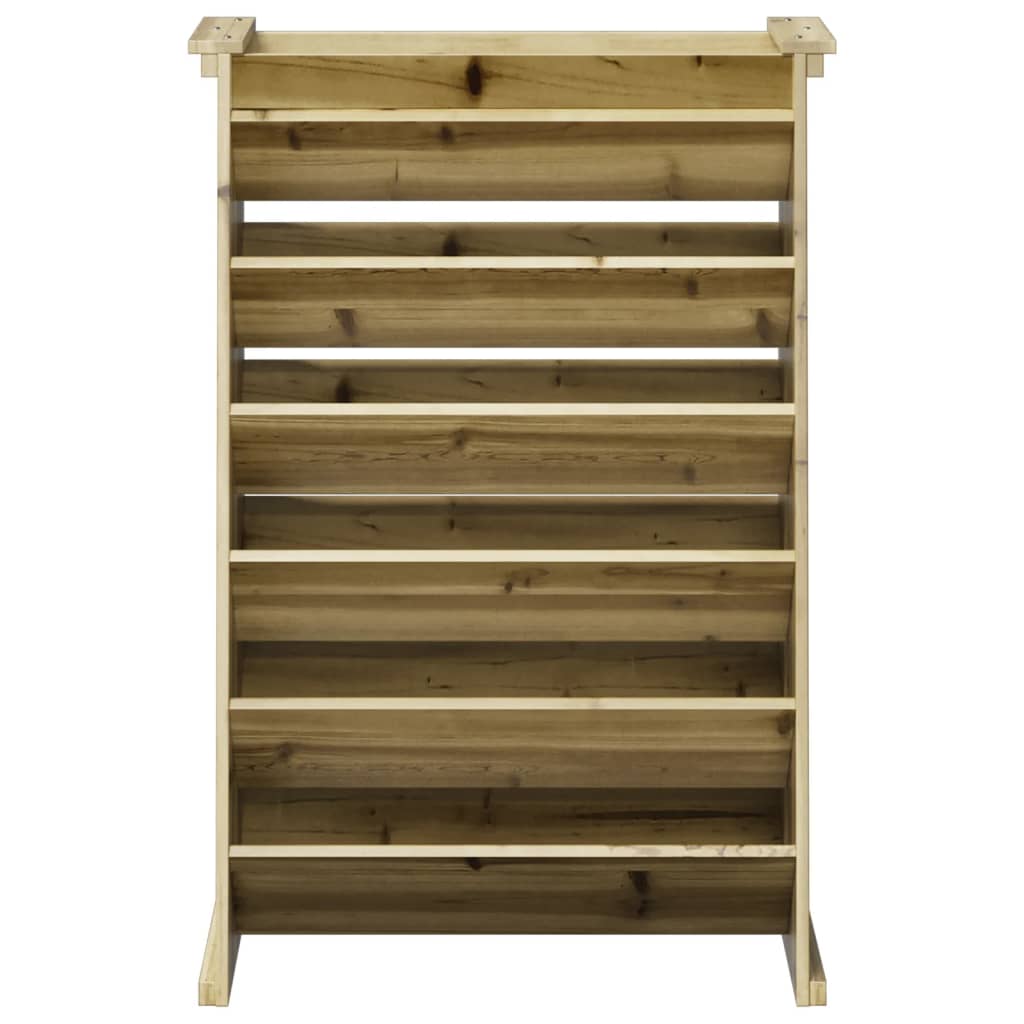 Fioriera per Erbe 6 Ripiani 69x40x101,5cm Legno Impregnato Pino